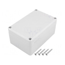 Carcasă Universală Gri ABS 78x118x54mm cu Garnitură | Electronic-mag.ro | Componente Electronice