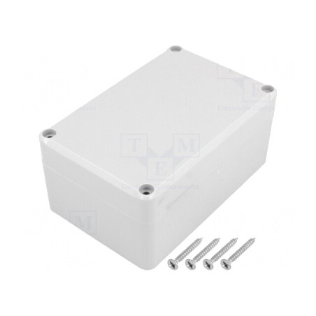 Carcasă Universală Gri ABS 78x118x54mm cu Garnitură | Electronic-mag.ro | Componente Electronice