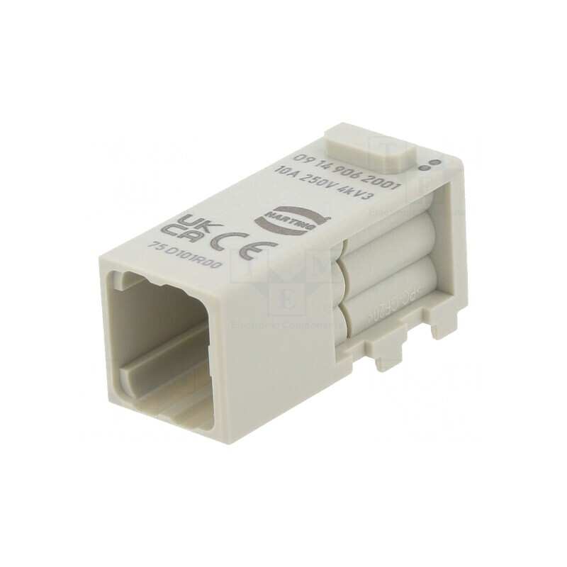Conector HDC Modular Han 6P 1M | Electronic-mag.ro | Componente Electronice