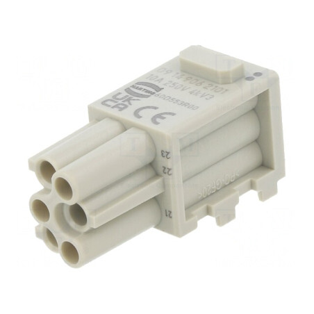 Conector Modular Mamă Han-Modular Domino 6 PIN 1 Modul | Electronic-mag.ro | Componente Electronice