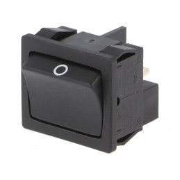 Comutator Basculant ON-OFF 6A Negru IP40 | Electronic-mag.ro | Componente Electronice
