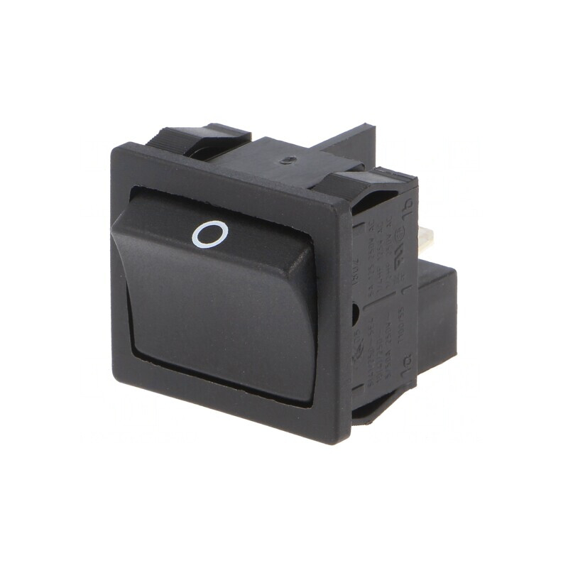 Comutator Basculant ON-OFF 6A Negru IP40 | Electronic-mag.ro | Componente Electronice