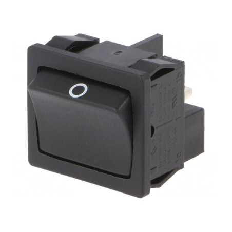 Comutator Basculant ON-OFF 6A Negru IP40 | Electronic-mag.ro | Componente Electronice