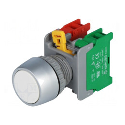 Comutator Acționat Prin Apăsare 22mm 1 NC NO | Electronic-mag.ro | Componente Electronice