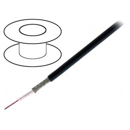 Cablu Coaxial RG174 305m Negru | Electronic-mag.ro | Componente Electronice