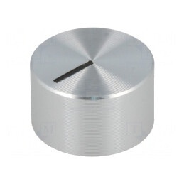 Buton rotativ aluminiu-plastic 4mm | Electronic-mag.ro | Componente Electronice