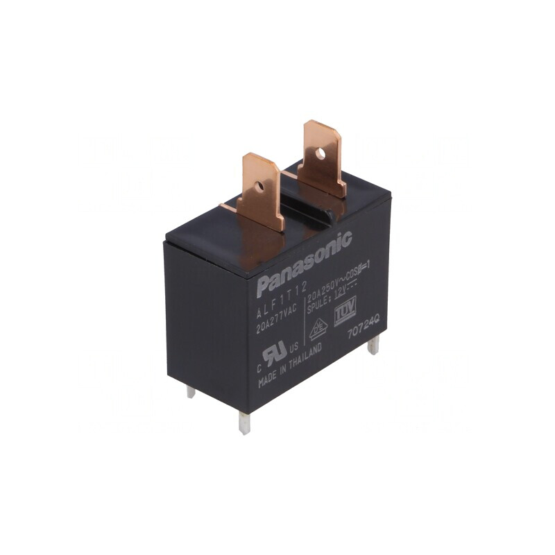 Releu Electromagnetic SPST-NO 12VDC 250VAC THT | Electronic-mag.ro | Componente Electronice