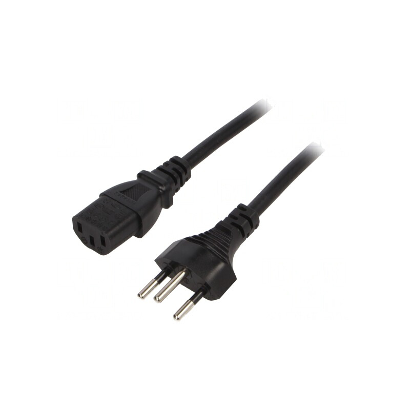 Cablu Alimentare 3x1mm2 IEC C13 SEV-1011 1.8m Negru | Electronic-mag.ro | Componente Electronice Cablu Alimentare 3x1mm2 IEC C13 SEV-1011 1.8m Negru | Electronic-mag.ro | Componente Electronice