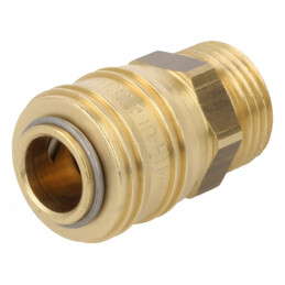 Conector rapid alamă 35bar etanşare NBR | Electronic-mag.ro | Componente Electronice