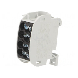 Bloc de Distribuție 25mm² 4 Borne TS35 | Electronic-mag.ro | Componente Electronice