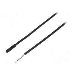 Senzor de temperatură NTC 10kΩ 1,5m Ø5x20mm | Electronic-mag.ro | Componente Electronice