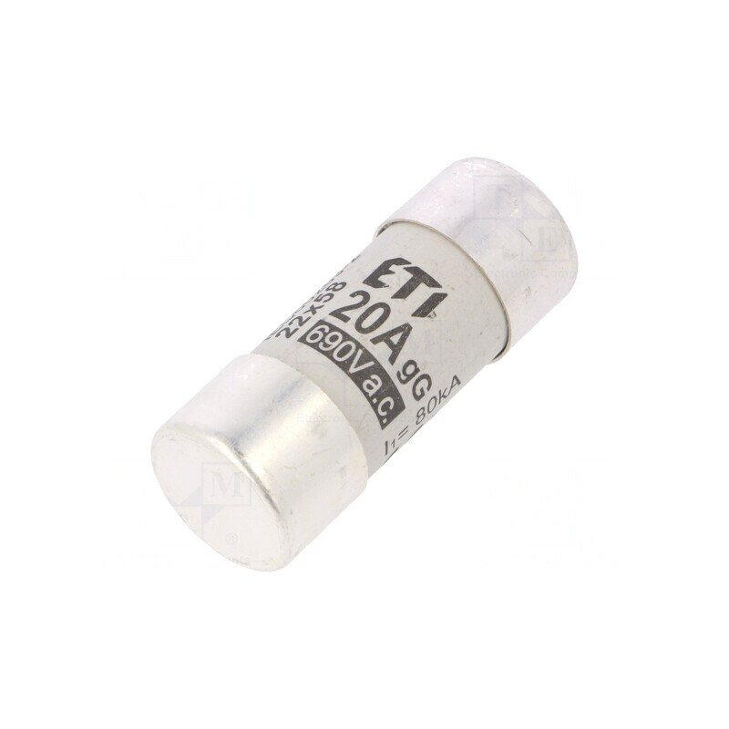 Siguranță industrială cilindrică gG 20A 690VAC | Electronic-mag.ro | Componente Electronice