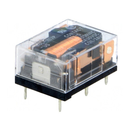 Releu Electromagnetic SPST-NO 24VDC 10A 250VAC | Electronic-mag.ro | Componente Electronice