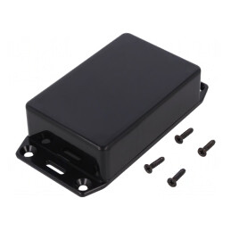 Carcasă universală ABS neagră 56x85x25 mm | Electronic-mag.ro | Componente Electronice