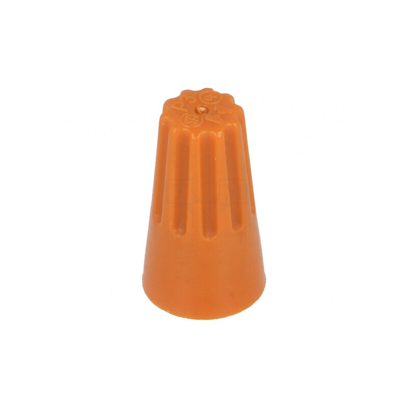 Bloc Terminal cu Înfiletare 0,5-2,5mm² Portocaliu 80 Buc. | Electronic-mag.ro | Componente Electronice