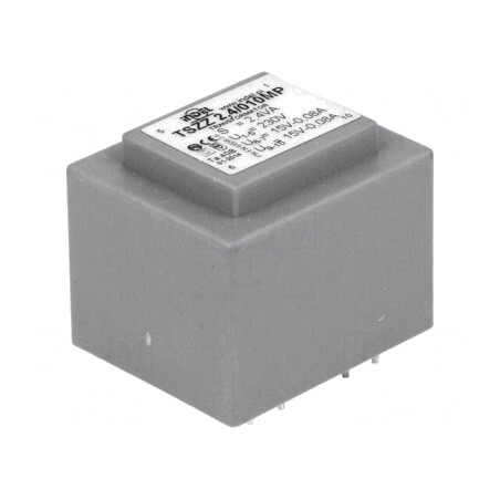 Transformator Încapsulat 2,4VA 230VAC 15V PCB | Electronic-mag.ro | Componente Electronice