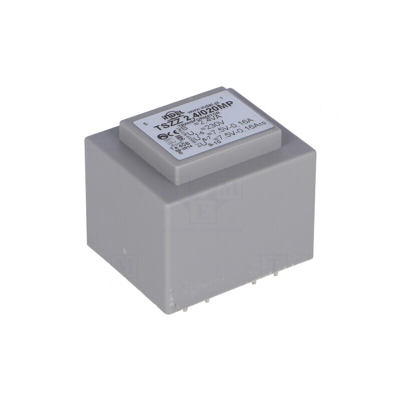 Transformator încapsulat 2,4VA 230V 7,5V 160mA | Electronic-mag.ro | Componente Electronice