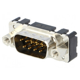 Conector D-Sub 9-Pini Soclu Tată Drept THT UNC 4-40 | Electronic-mag.ro | Componente Electronice