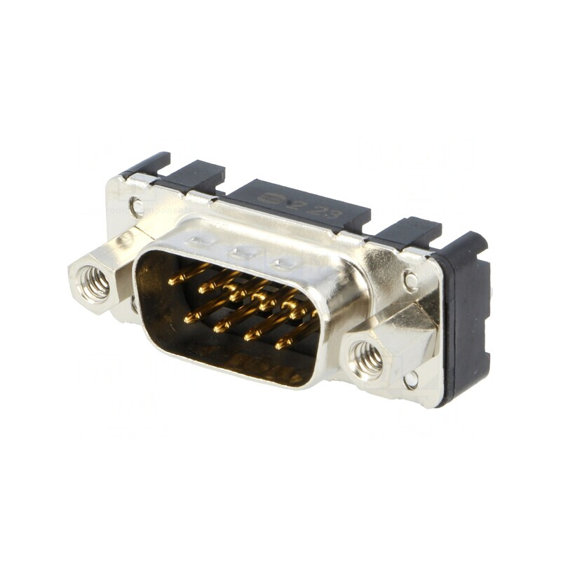 Conector D-Sub 9-Pini Soclu Tată Drept THT UNC 4-40 | Electronic-mag.ro | Componente Electronice