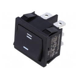 Comutator Basculant Negru ON-ON 6A 250V | Electronic-mag.ro | Componente Electronice