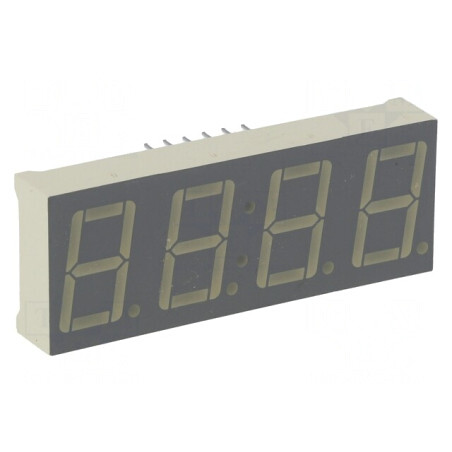 Afișaj LED 7 Segmente 14mm 4 Digits Verde | Electronic-mag.ro | Componente Electronice