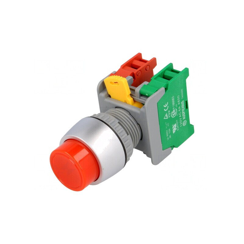 Comutator apăsare 22mm 1NC/1NO | Electronic-mag.ro | Componente Electronice Comutator apăsare 22mm 1NC/1NO | Electronic-mag.ro | Componente Electronice