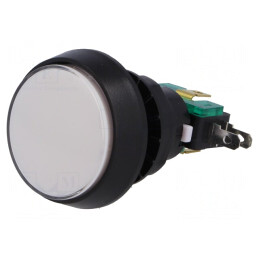 Comutator apăsare alb SPDT 10A 250VAC | Electronic-mag.ro | Componente Electronice