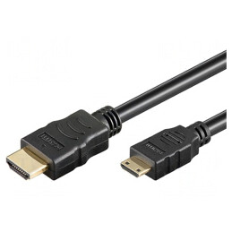 Cablu HDMI 1m Negru PVC