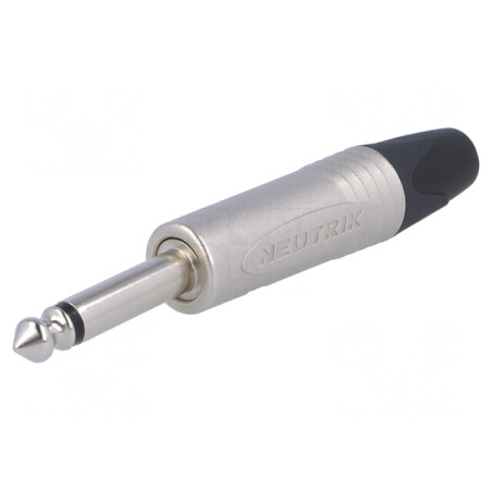 Mufă Jack 6.3mm Mono Dreptă pentru Cablu | Electronic-mag.ro | Componente Electronice