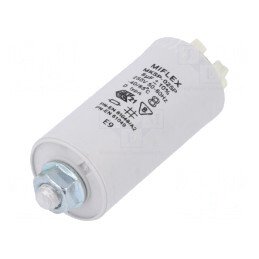 Condensator 8uF 250VAC pentru lămpi cu descărcare în gaze | Electronic-mag.ro | Componente Electronice