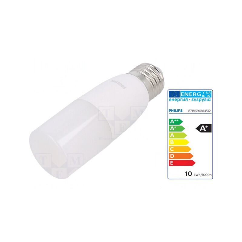 Lampă LED E27 9.5W 3000K 950lm Alb Cald | Electronic-mag.ro | Componente Electronice