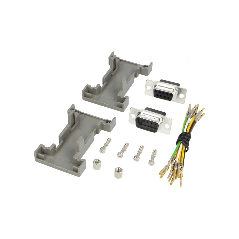 Adaptor D-Sub 9pin Tată-Mamă | Electronic-mag.ro | Componente Electronice