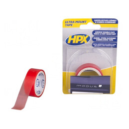 Bandă de Fixare Dublă Transparentă 19mm x 1,5m | Electronic-mag.ro | Componente Electronice