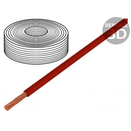 Cablu Electric Cupru Izolat PVC Roșu 6mm² 450V/750V | Electronic-mag.ro | Componente Electronice