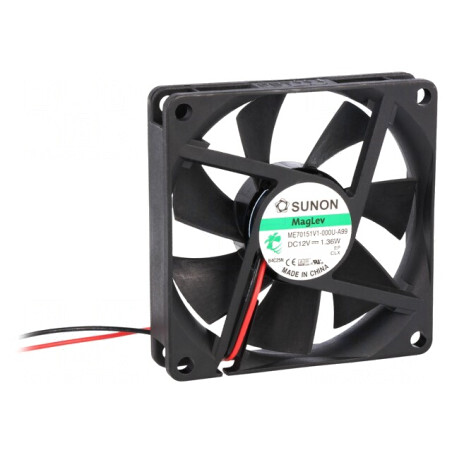 Ventilator axial DC 12V 70x70x15mm | Electronic-mag.ro | Componente Electronice