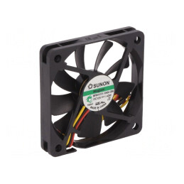 Ventilator axial 12VDC 60x60x10mm 27,55m3/h 28,5dBA | Electronic-mag.ro | Componente Electronice