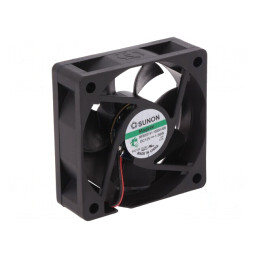 Ventilator axial 12VDC 60x60x20mm 38,87m3/h 33,5dBA