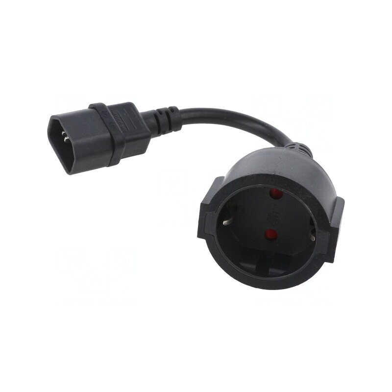 Adaptor Priză CEE 7/3 (F) la IEC C14 Negru | Electronic-mag.ro | Componente Electronice Adaptor Priză CEE 7/3 (F) la IEC C14 Negru | Electronic-mag.ro | Componente Electronice