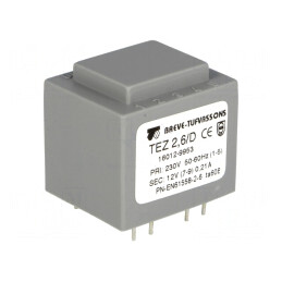 Transformator încapsulat 2,5VA 230V-12V PCB | Electronic-mag.ro | Componente Electronice