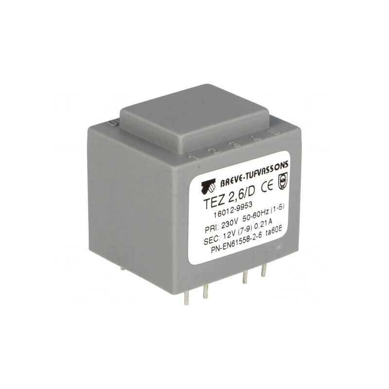 Transformator încapsulat 2,5VA 230V-12V PCB | Electronic-mag.ro | Componente Electronice Transformator încapsulat 2,5VA 230V-12V PCB | Electronic-mag.ro | Componente Electronice