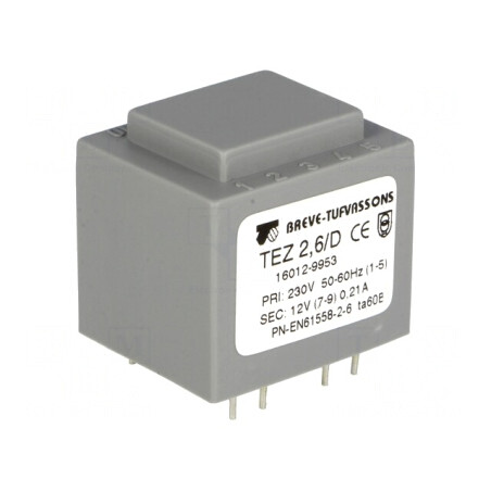 Transformator încapsulat 2,5VA 230V-12V PCB | Electronic-mag.ro | Componente Electronice