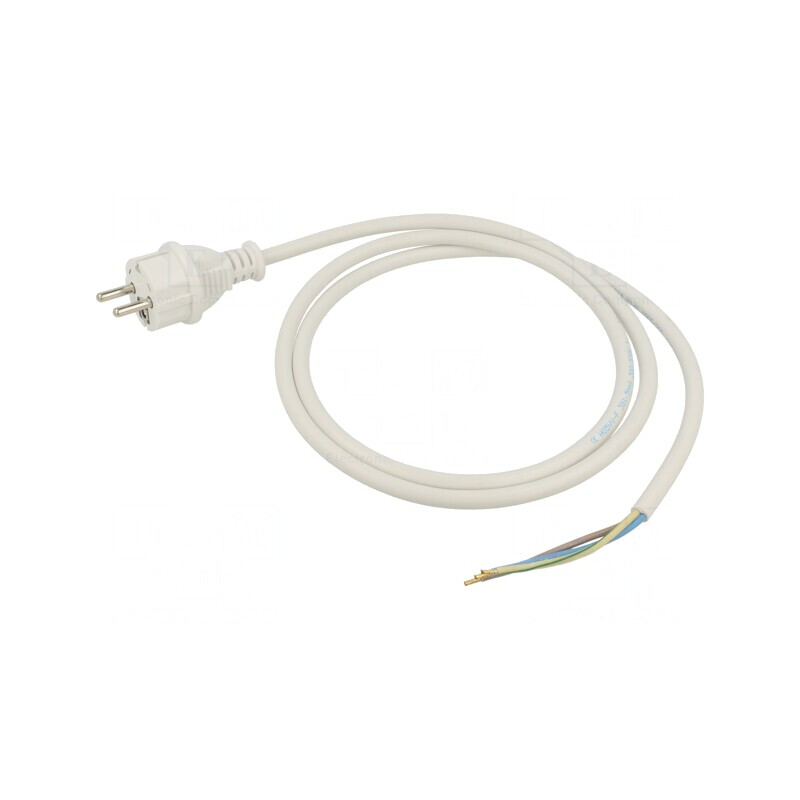 Cablu Alimentare 1,5m Alb 3x1,5mm2 16A | Electronic-mag.ro | Componente Electronice Cablu Alimentare 1,5m Alb 3x1,5mm2 16A | Electronic-mag.ro | Componente Electronice