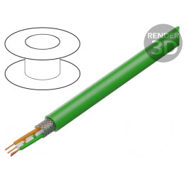 Cablu Ethernet Industrial HELUKAT 100IND SF/UTP 2x2x24AWG | Electronic-mag.ro | Componente Electronice