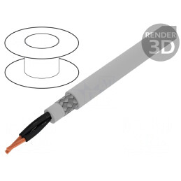 Cablu Ecranat ÖLFLEX 191 CY 2x1mm2 Cupru Cositorit | Electronic-mag.ro | Componente Electronice