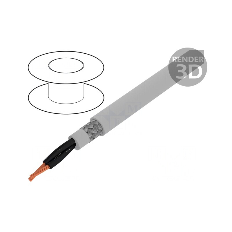 Cablu Ecranat ÖLFLEX 191 CY 2x1mm2 Cupru Cositorit | Electronic-mag.ro | Componente Electronice Cablu Ecranat ÖLFLEX 191 CY 2x1mm2 Cupru Cositorit | Electronic-mag.ro | Componente Electronice