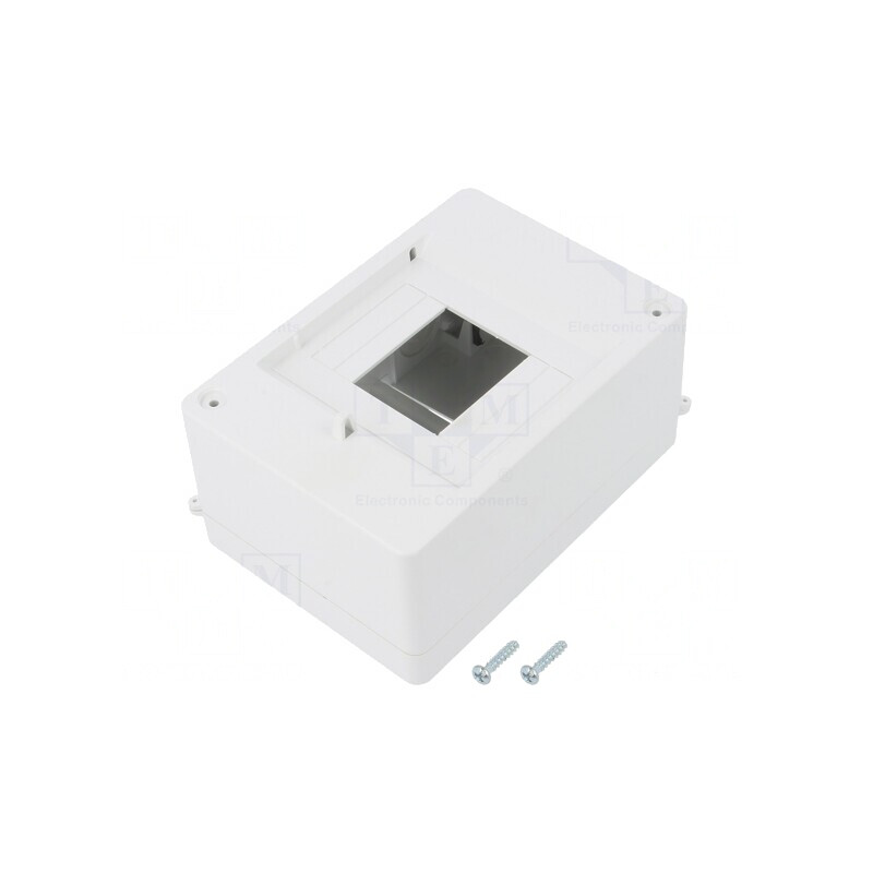 Carcasă pentru aparatură modulară IP20 albă 4 module 400V | Electronic-mag.ro | Componente Electronice