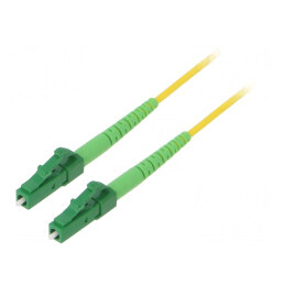 Patch Cord Fibră Optică OS2 LC/APC 0.5m LSZH | Electronic-mag.ro | Componente Electronice