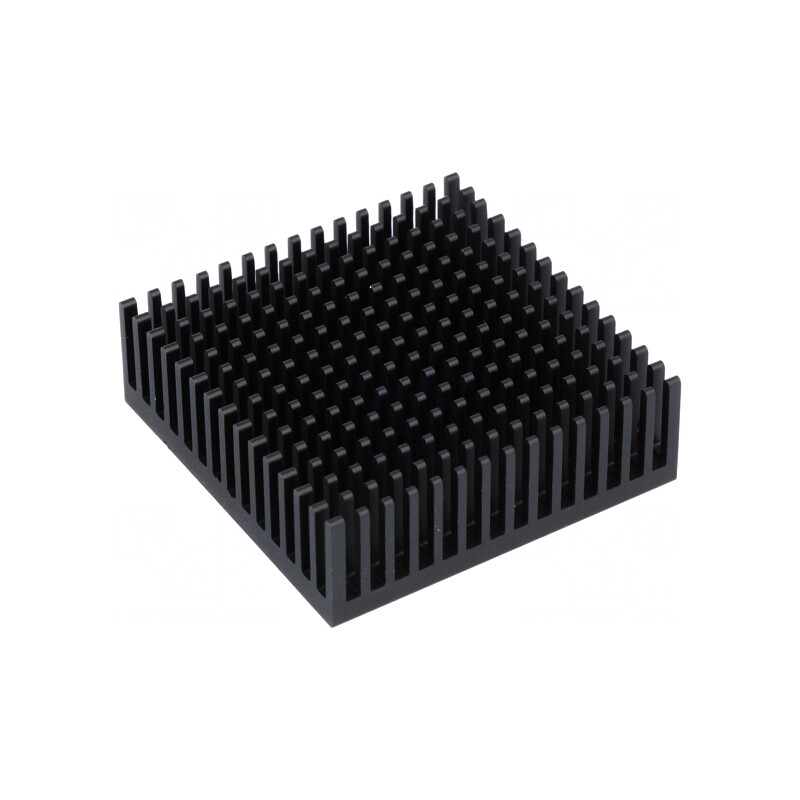 Radiator Extrudat Negru 50,8x50,8x16,51mm | Electronic-mag.ro | Componente Electronice