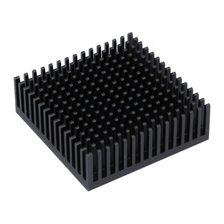 Radiator Extrudat Negru 50,8x50,8x16,51mm | Electronic-mag.ro | Componente Electronice