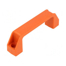 Manetă tehnopolimer portocalie 41x137x26mm | Electronic-mag.ro | Componente Electronice